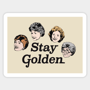 Stay Golden Sticker